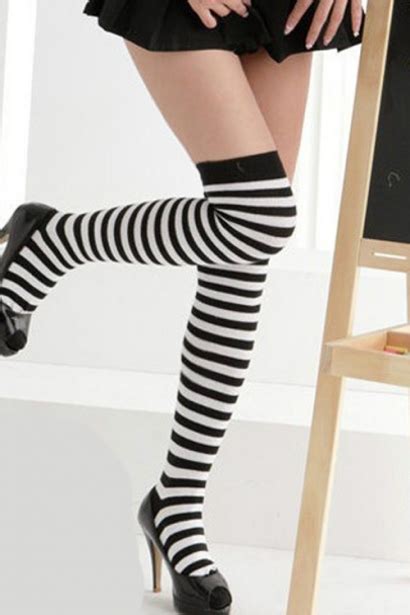 Witchy Striped Stockings: A Symbol of Empowerment for Women